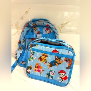 Pottery Barn Kids Paw Patrol Backpack and Lunchbox Set